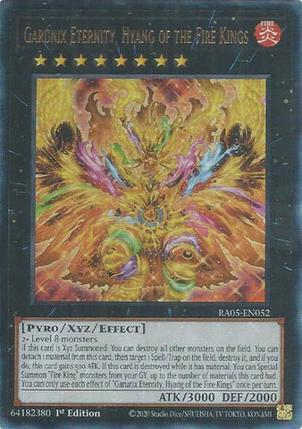 Garunix Eternity, Hyang of the Fire Kings (Ultimate Rare) [RA05-EN052] Ultimate Rare