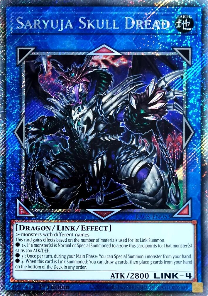 Saryuja Skull Dread (Platinum Secret Rare) [RA05-EN053] Platinum Secret Rare
