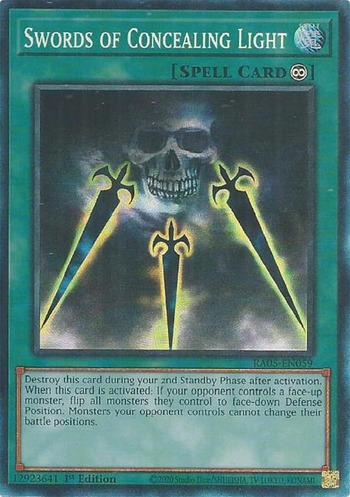 Swords of Concealing Light (Collector's Rare) [RA05-EN059] Collector's Rare