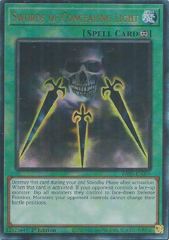 Swords of Concealing Light (Ultimate Rare) [RA05-EN059] Ultimate Rare
