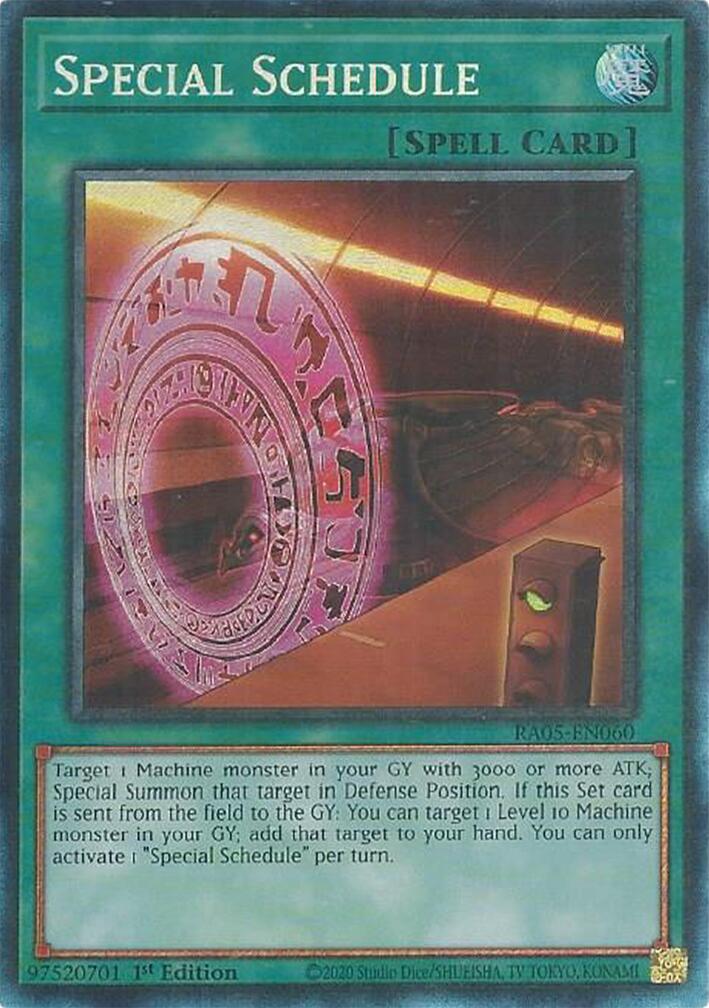 Special Schedule (Collector's Rare) [RA05-EN060] Collector's Rare