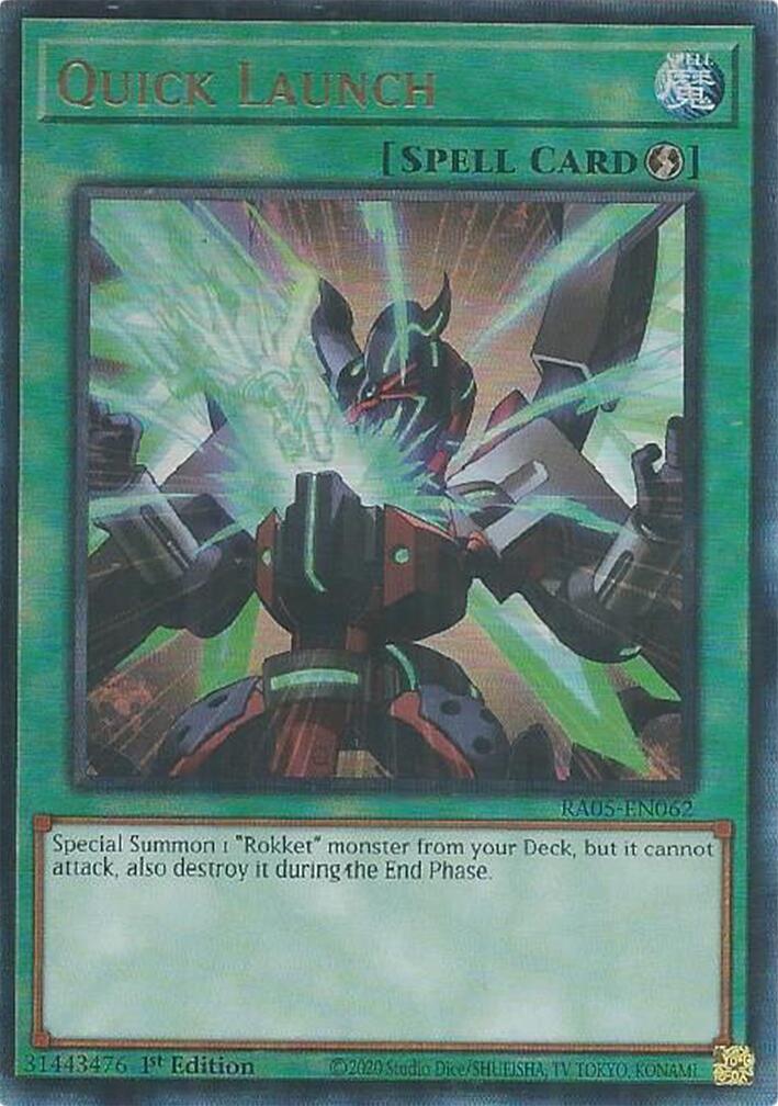 Quick Launch (Ultimate Rare) [RA05-EN062] Ultimate Rare