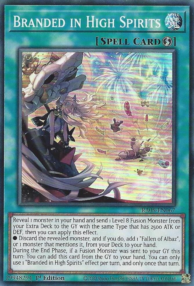 Branded in High Spirits [RA05-EN067] Super Rare