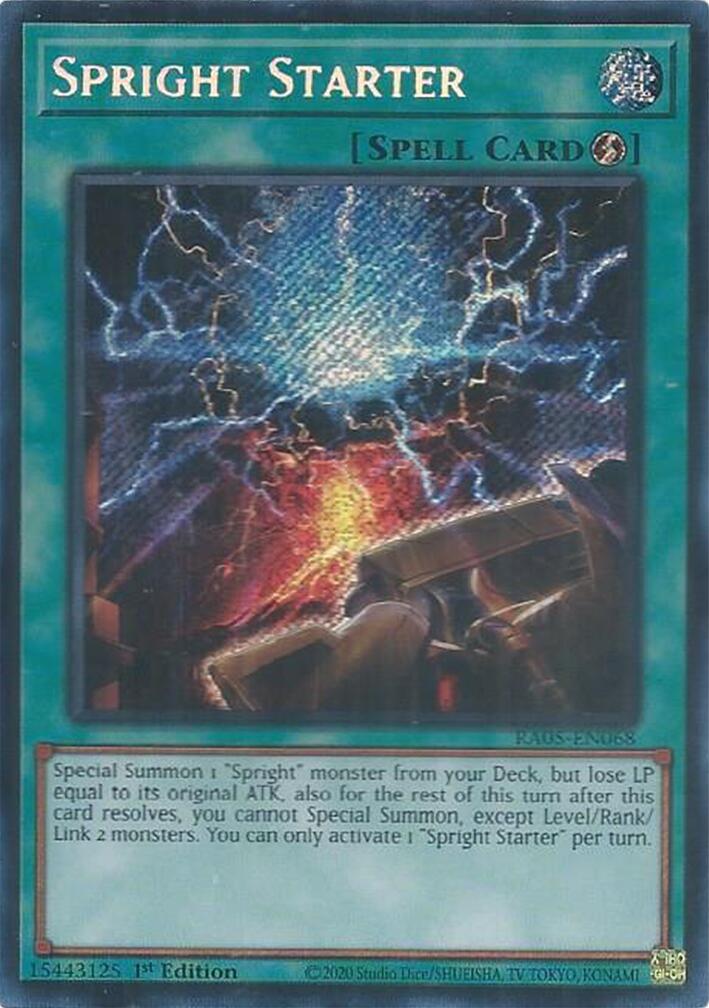 Spright Starter (Secret Rare) [RA05-EN068] Secret Rare