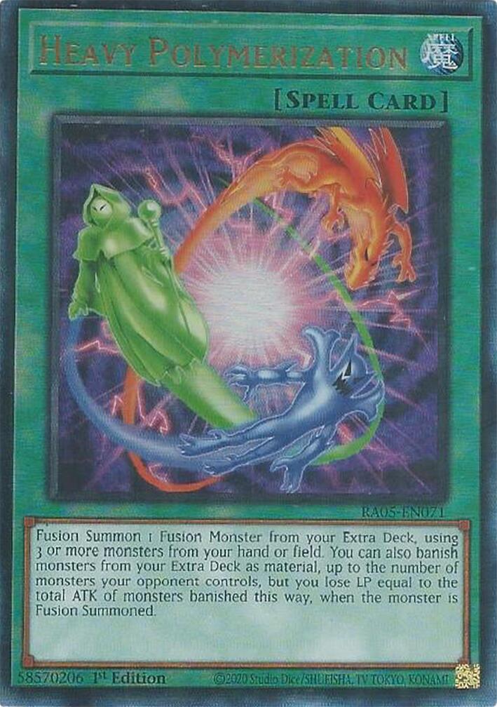 Heavy Polymerization (Ultimate Rare) [RA05-EN071] Ultimate Rare
