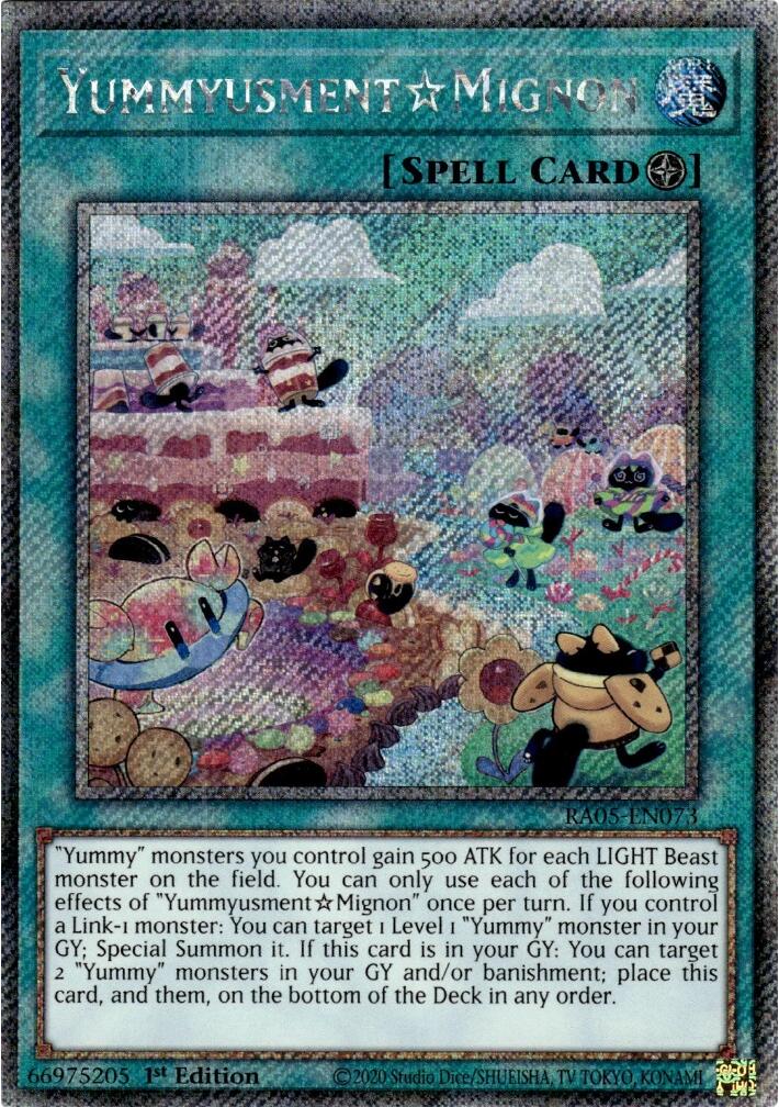 YummyusmentAcroquey (Platinum Secret Rare) [RA05-EN073] Platinum Secret Rare
