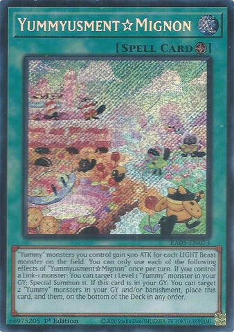 YummyusmentAcroquey (Secret Rare) [RA05-EN073] Secret Rare