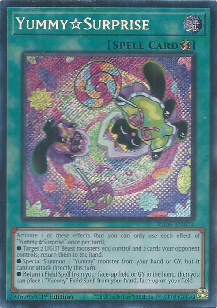 YummySurprise (Secret Rare) [RA05-EN074] Secret Rare
