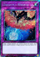 Dragon's Rebirth (Platinum Secret Rare) [RA05-EN078] Platinum Secret Rare