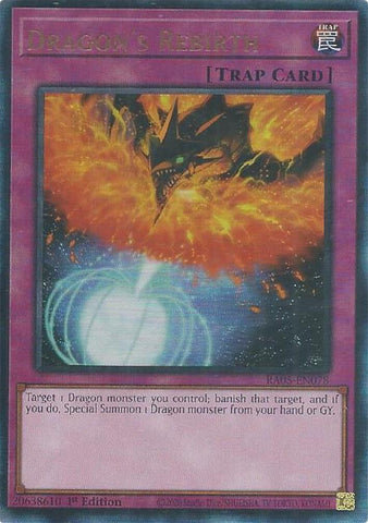 Dragon's Rebirth (Ultimate Rare) [RA05-EN078] Ultimate Rare