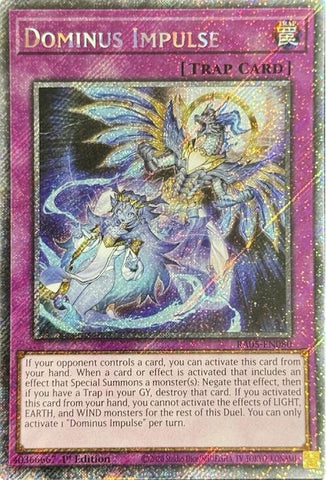 Dominus Impulse (Platinum Secret Rare) [RA05-EN080] Platinum Secret Rare