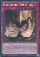 Songs of the Dominators (Secret Rare) [RA05-EN081] Secret Rare