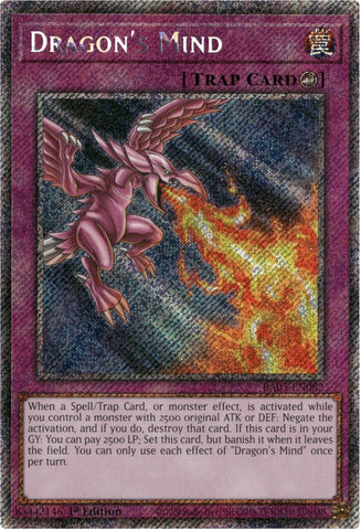 Dragon's Mind (Platinum Secret Rare) [RA05-EN082] Platinum Secret Rare