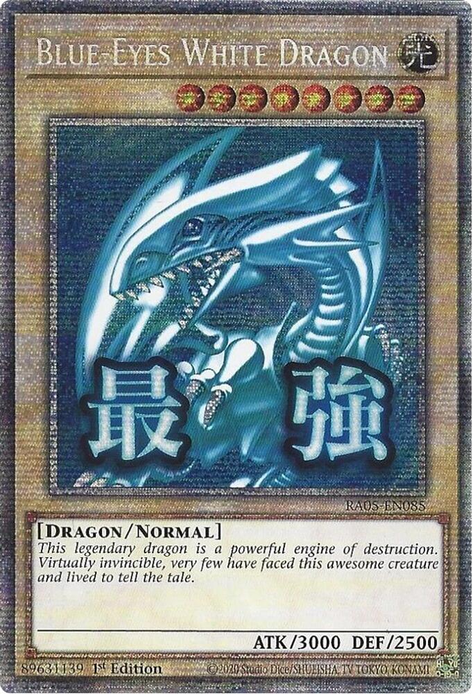 Blue-Eyes White Dragon (Starlight Rare) [RA05-EN085] Starlight Rare