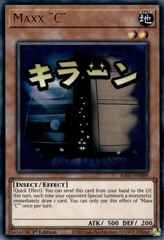 Maxx "C" [RA05-EN089] Ultra Rare