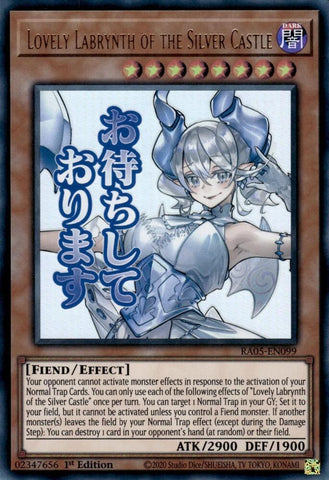 Lovely Labrynth of the Silver Castle [RA05-EN099] Ultra Rare