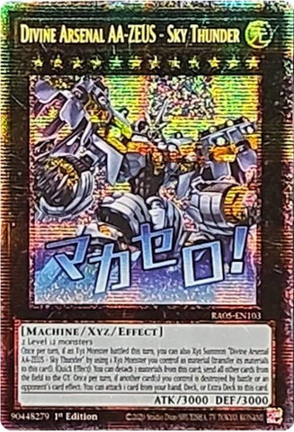 Divine Arsenal AA-ZEUS - Sky Thunder (Starlight Rare) [RA05-EN103] Starlight Rare
