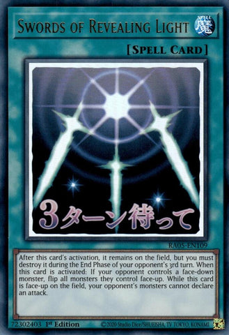 Swords of Revealing Light [RA05-EN109] Ultra Rare