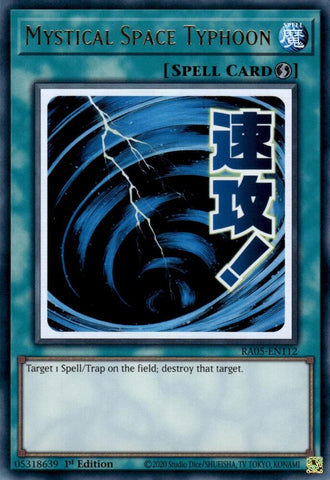 Mystical Space Typhoon [RA05-EN112] Ultra Rare