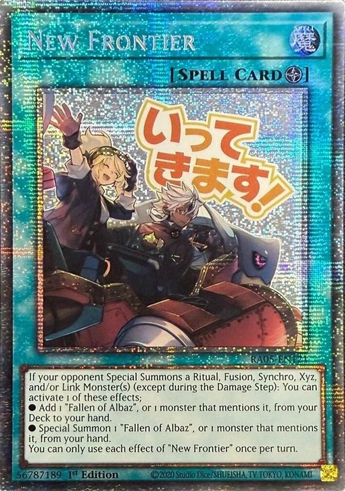 New Frontier (Starlight Rare) [RA05-EN121] Starlight Rare