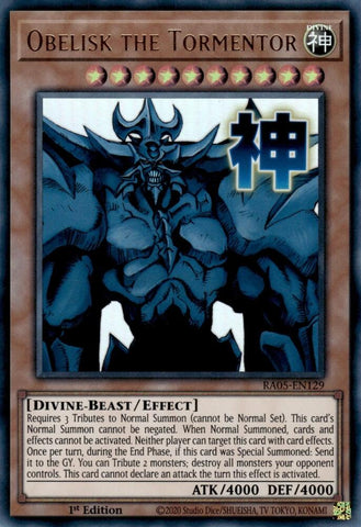 Obelisk the Tormentor [RA05-EN129] Ultra Rare
