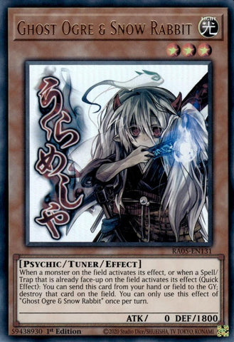 Ghost Ogre & Snow Rabbit [RA05-EN131] Ultra Rare