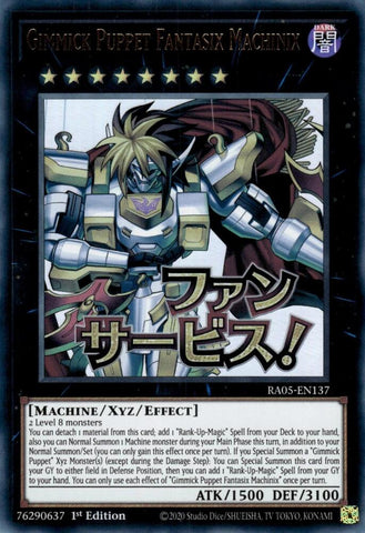 Gimmick Puppet Fantasix Machinix [RA05-EN137] Ultra Rare