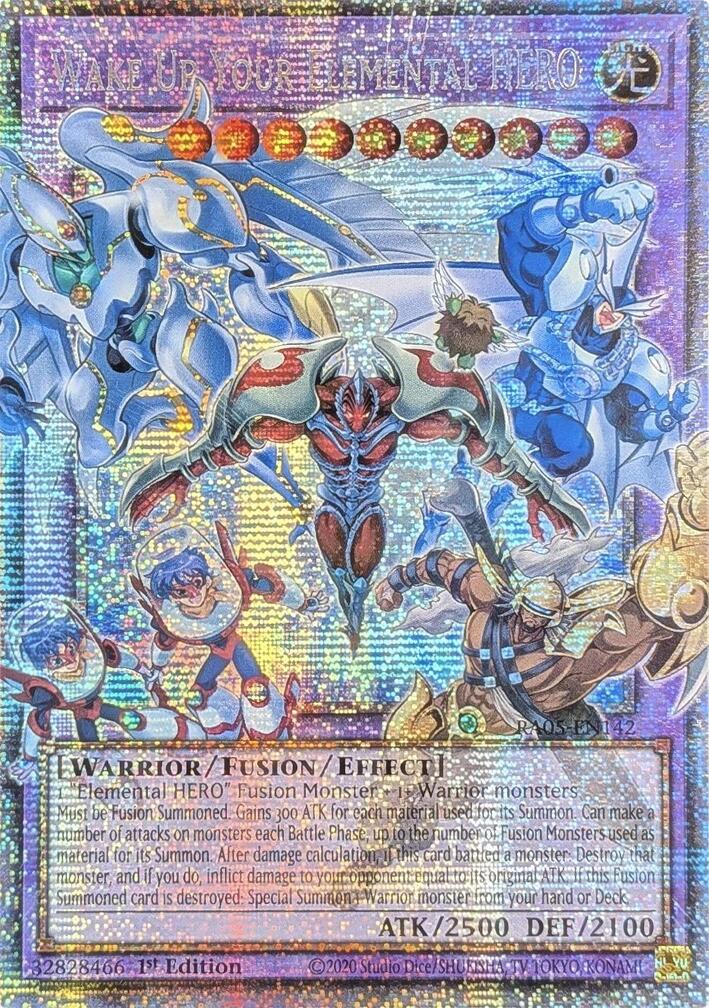 Wake Up Your Elemental HERO (Starlight Rare) [RA05-EN142] Starlight Rare
