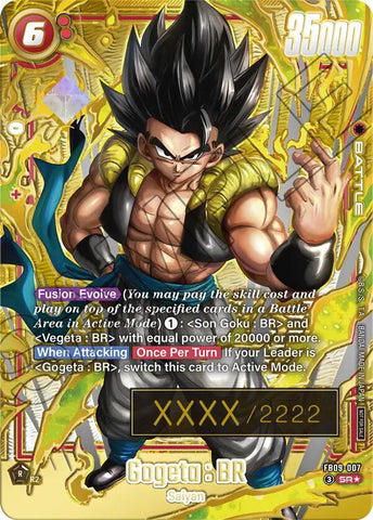 Gogeta : BR (FB09-007) (Serial Numbered) [Fusion World Tournament Cards]