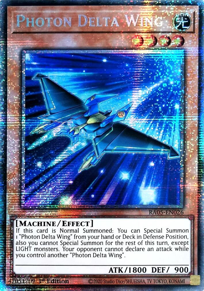 Photon Delta Wing (Starlight Rare) [RA05-EN026] Starlight Rare