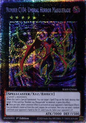 Number C104: Umbral Horror Masquerade (Starlight Rare) [RA05-EN046] Starlight Rare