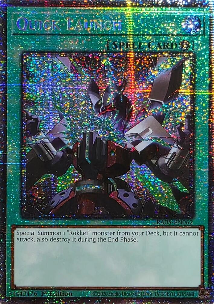 Quick Launch (Starlight Rare) [RA05-EN062] Starlight Rare