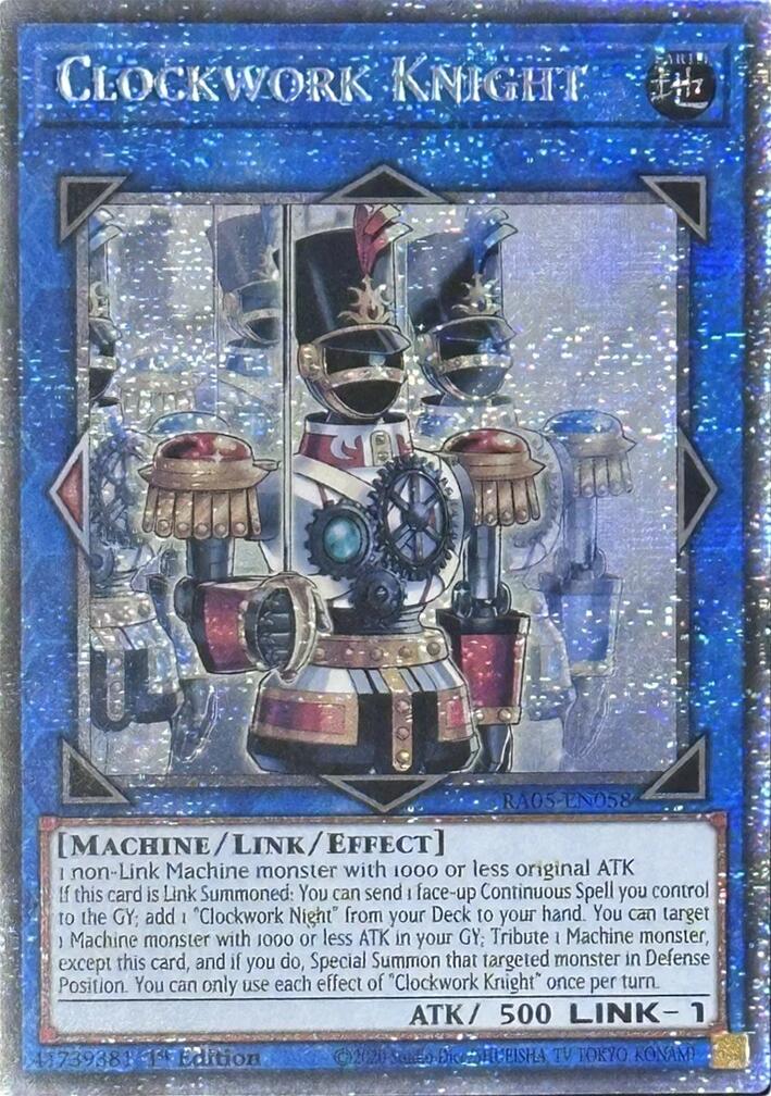 Clockwork Knight (Starlight Rare) [RA05-EN058] Starlight Rare