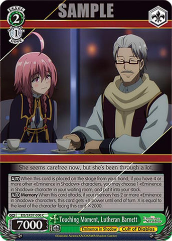 Touching Moment, Lutheran Barnett (EIS/SX07-006) [The Eminence in Shadow]