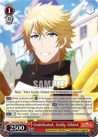 Undefeated, Goldy Gilded (EIS/SX07-041) [The Eminence in Shadow]