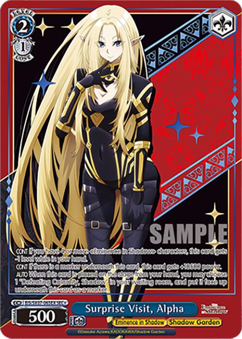 Surprise Visit, Alpha (EIS/SX07-065EX+) [The Eminence in Shadow]