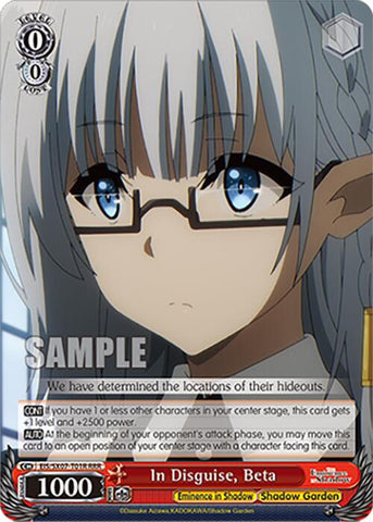 In Disguise, Beta (EIS/SX07-T01R) [The Eminence in Shadow]