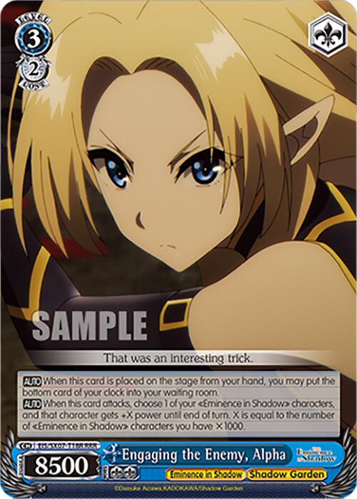 Engaging the Enemy, Alpha (EIS/SX07-T18R) [The Eminence in Shadow]