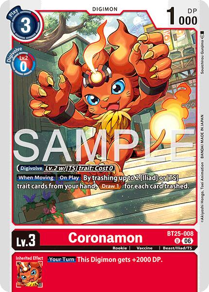 Coronamon [BT25-008] [Dual Revolution]