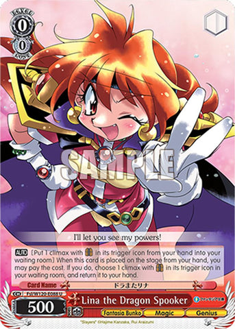 Lina the Dragon Spooker (Fsl/W120-E088 U) [Fujimi Fantasia Bunko Vol.2]