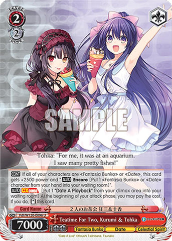 Teatime For Two, Kurumi & Tohka (Fdl/W120-E096 U) [Fujimi Fantasia Bunko Vol.2]