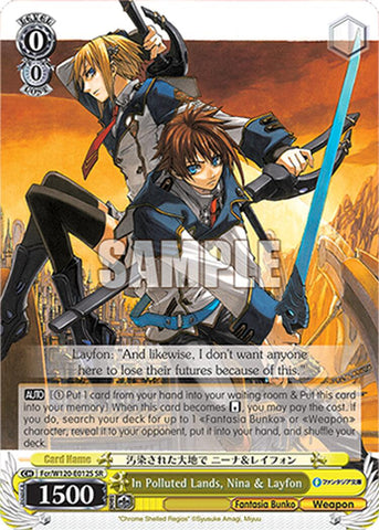 In Polluted Lands, Nina & Layfon (Fcr/W120-E012S SR) [Fujimi Fantasia Bunko Vol.2]