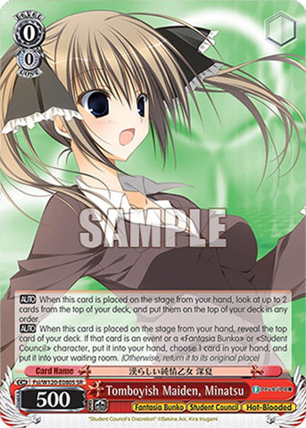 Tomboyish Maiden, Minatsu (Fsi/W120-E080S SR) [Fujimi Fantasia Bunko Vol.2]