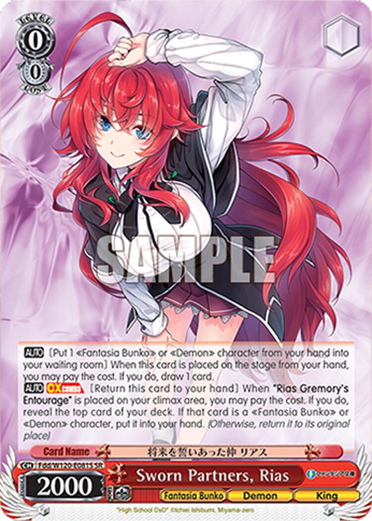 Sworn Partners, Rias (Fdd/W120-E081S SR) [Fujimi Fantasia Bunko Vol.2]