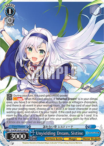 Unyielding Dream, Sistine (Fra/W120-E114S SR) [Fujimi Fantasia Bunko Vol.2]