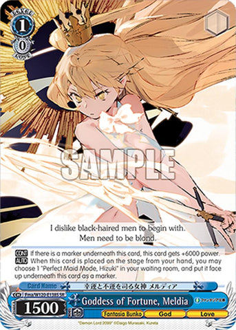 Goddess of Fortune, Meldia (Fma/W120-E138S SR) [Fujimi Fantasia Bunko Vol.2]