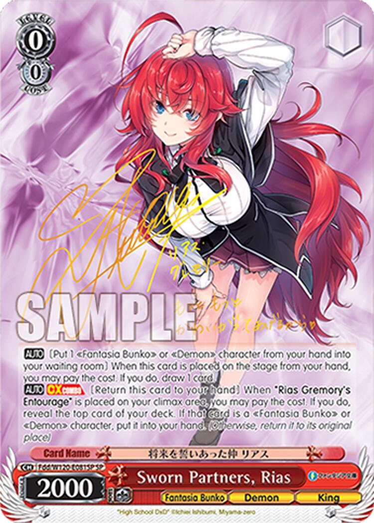 Sworn Partners, Rias (Fdd/W120-E081SP SP) [Fujimi Fantasia Bunko Vol.2]