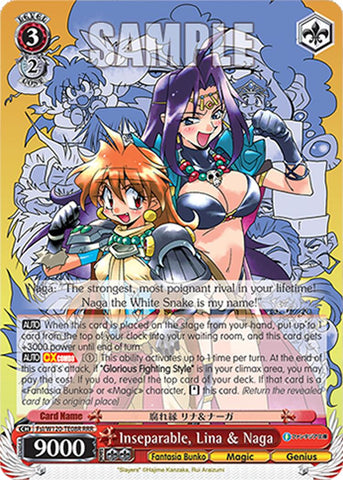 Inseparable, Lina & Naga (Fsl/W120-TE08 TD) [Fujimi Fantasia Bunko Vol.2]