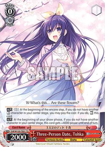 Three-Person Date, Tohka (Fdl/W120-TE01R RRR) [Fujimi Fantasia Bunko Vol.2]