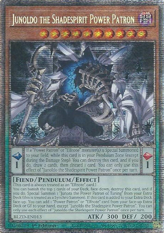 Junoldo the Shadespirit Power Patron (Starlight Rare) [BLZD-EN013] Starlight Rare
